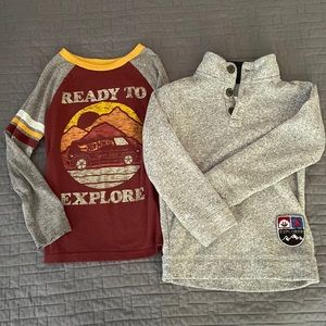 Long Sleeve T-Shirt and Pull Over